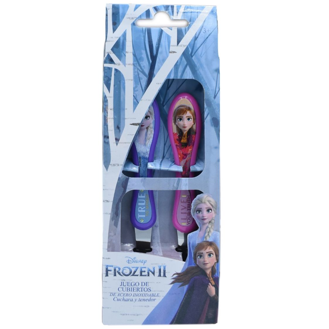 Juego de Cubiertos de Acero Inoxidable Frozen 2 Fun Kids