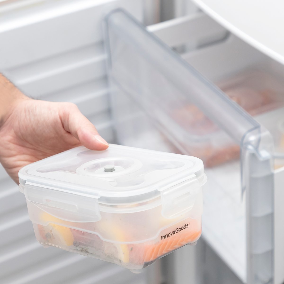 Set 3 Recipientes Y Bomba para Envasado al Vacío Innovagoods