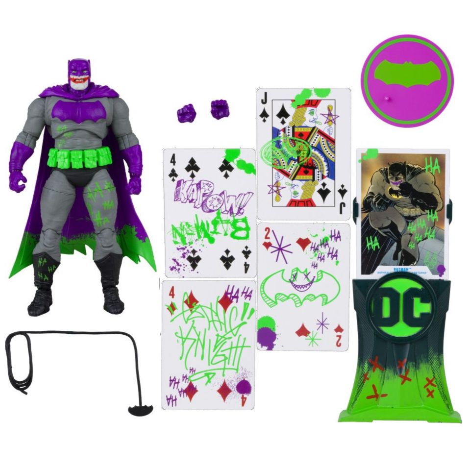 Mcfarlane Batman Jokerizado Dark Knight Retun Figura 17 Cm Gold Label