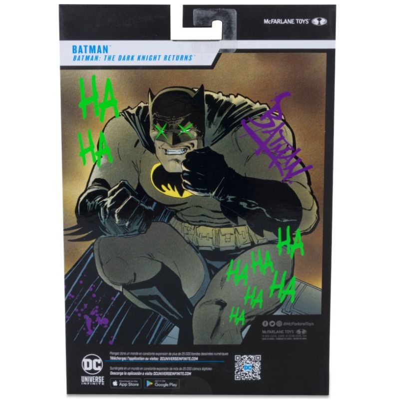 Mcfarlane Batman Jokerizado Dark Knight Retun Figura 17 Cm Gold Label