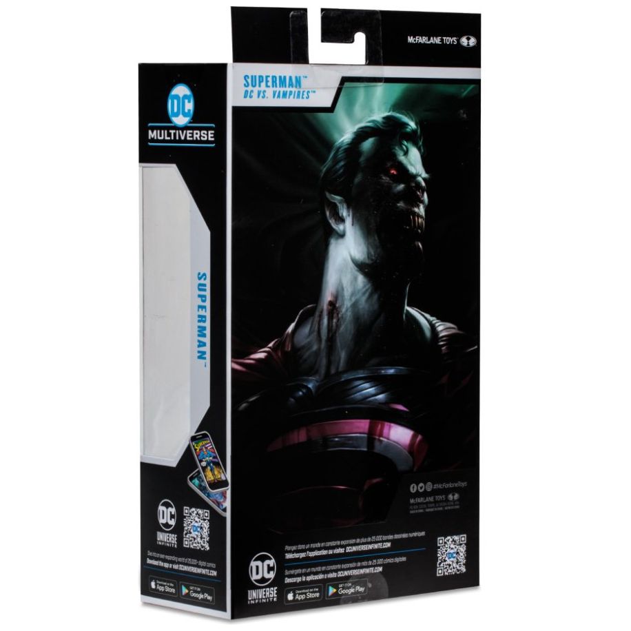 Mcfarlane Superman Vampiro Dc Vs Vampiros Figura 17 Cm Gold Label