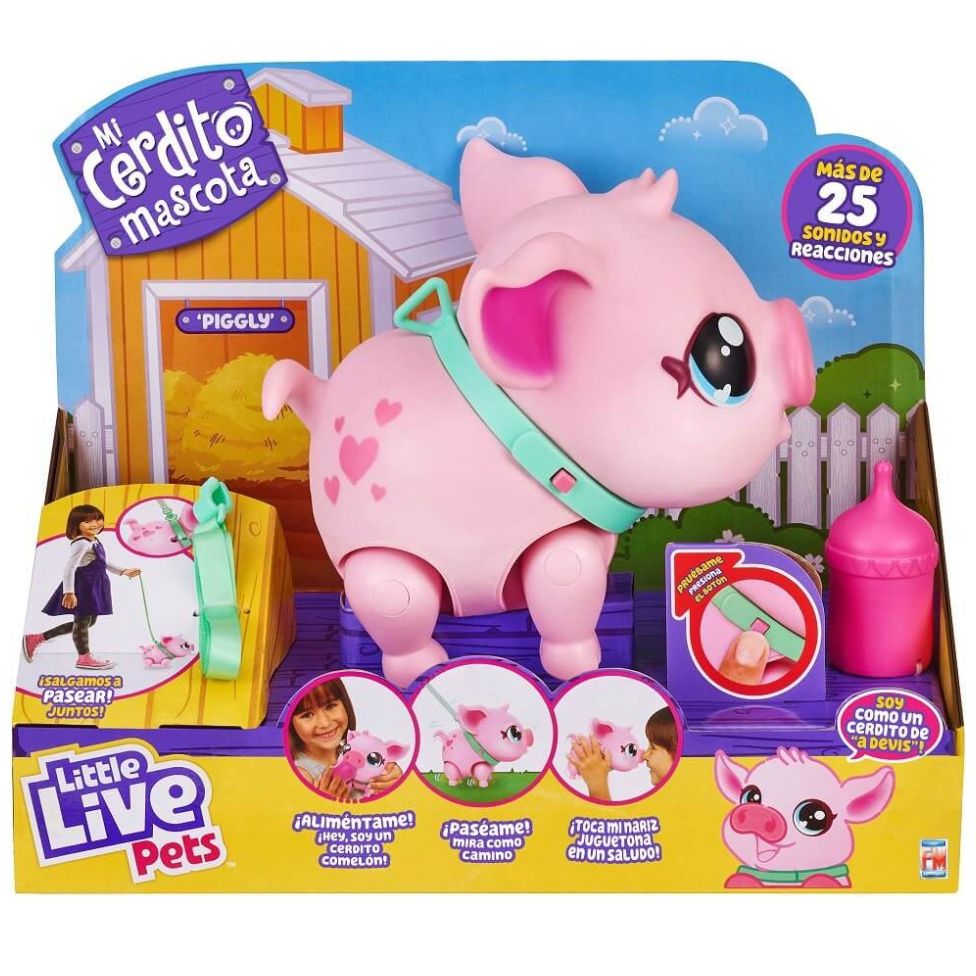 Peluche Mi Cerdito Mascota Live Pets Fotorama