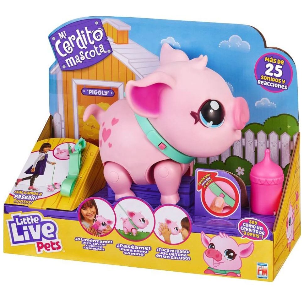 Peluche Mi Cerdito Mascota Live Pets Fotorama