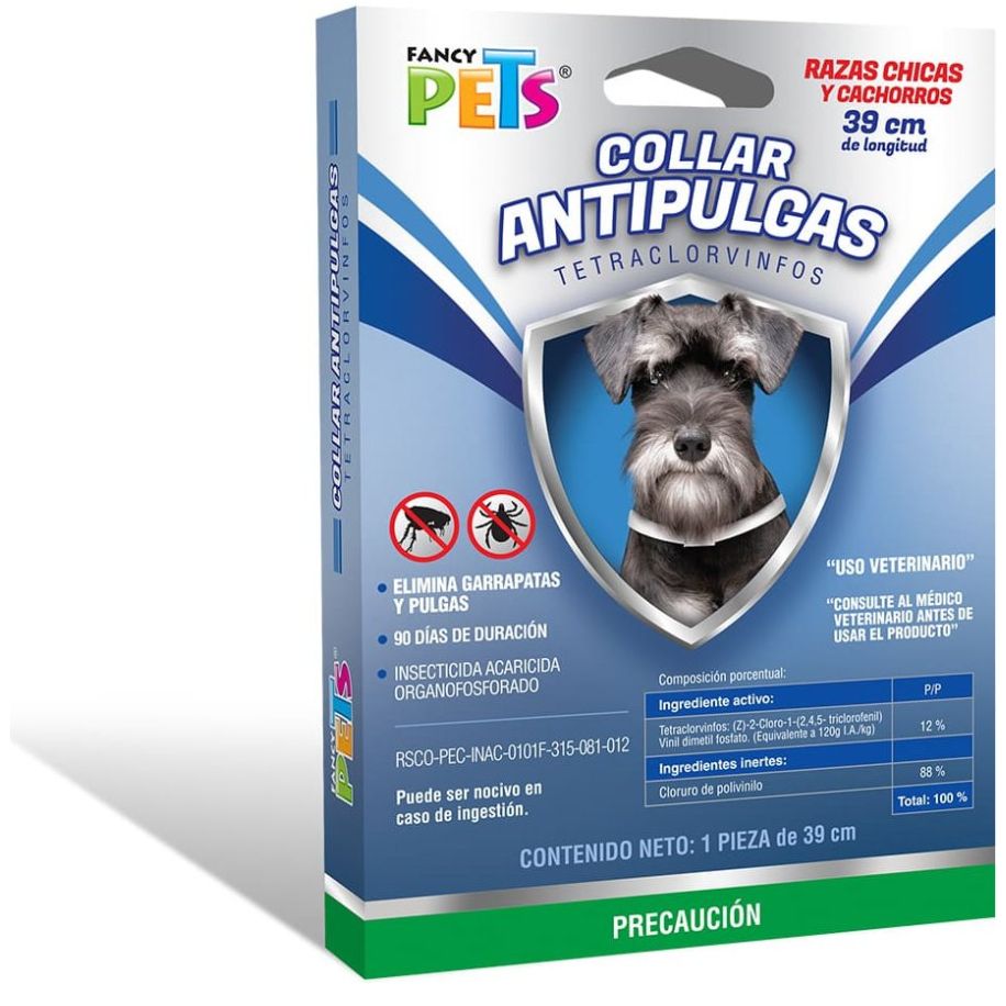 Collar Antipulgas para Perro Chico Fancy Pets