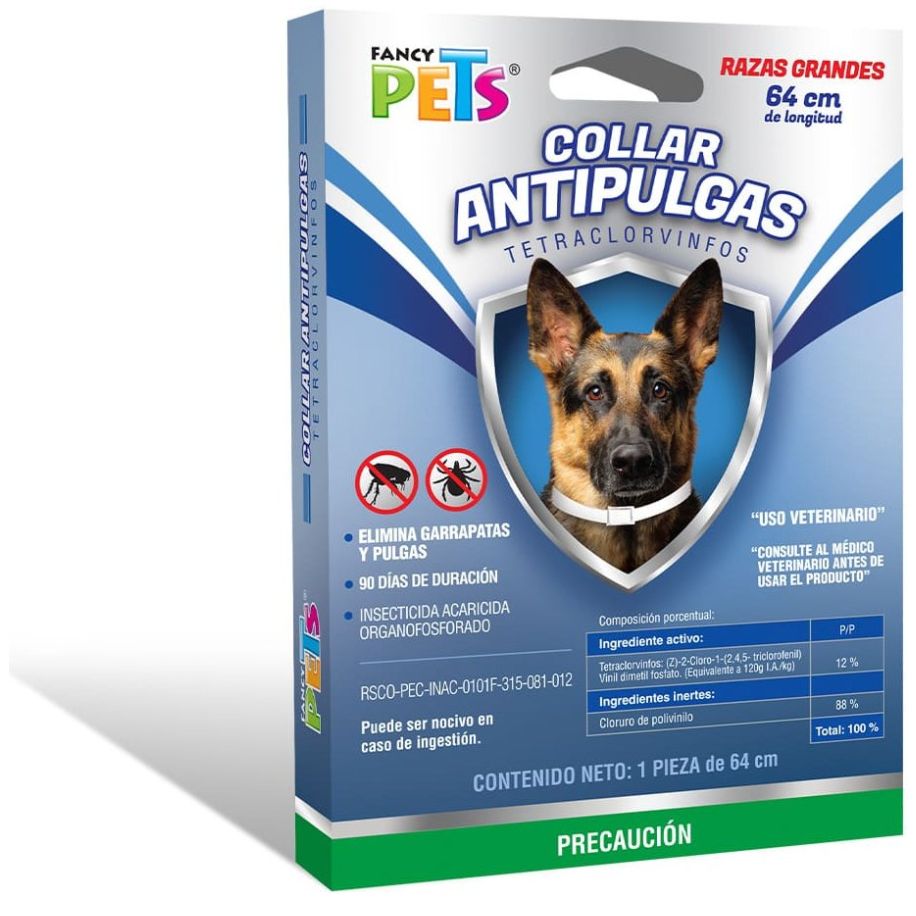 Collar Antipulgas para Perro Grande Fancy Pets