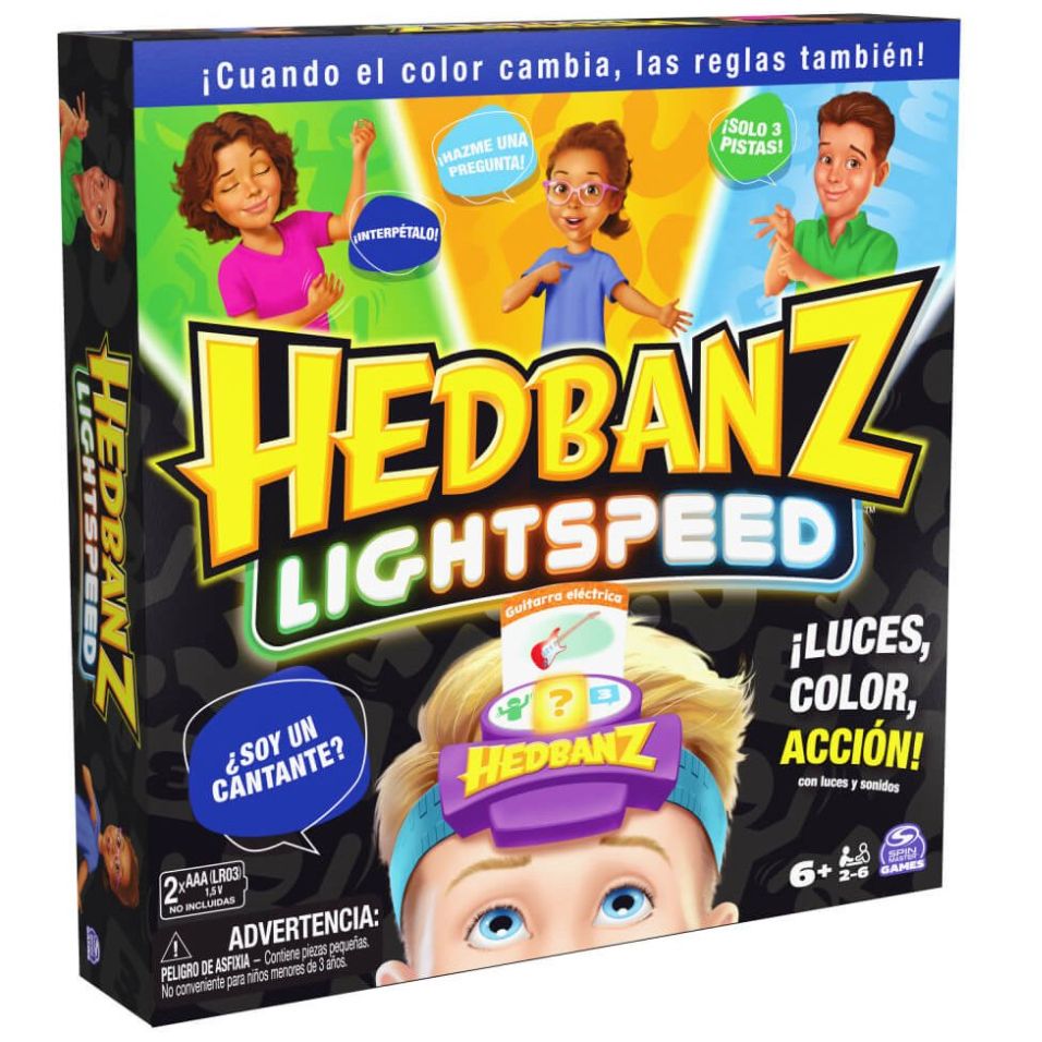 Hedbanz Lightspeed Juego de Preguntas