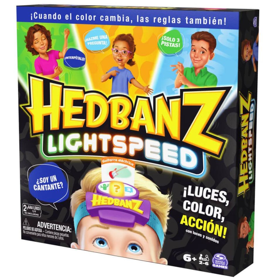 Hedbanz Lightspeed Juego de Preguntas