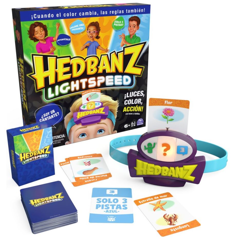 Hedbanz Lightspeed Juego de Preguntas