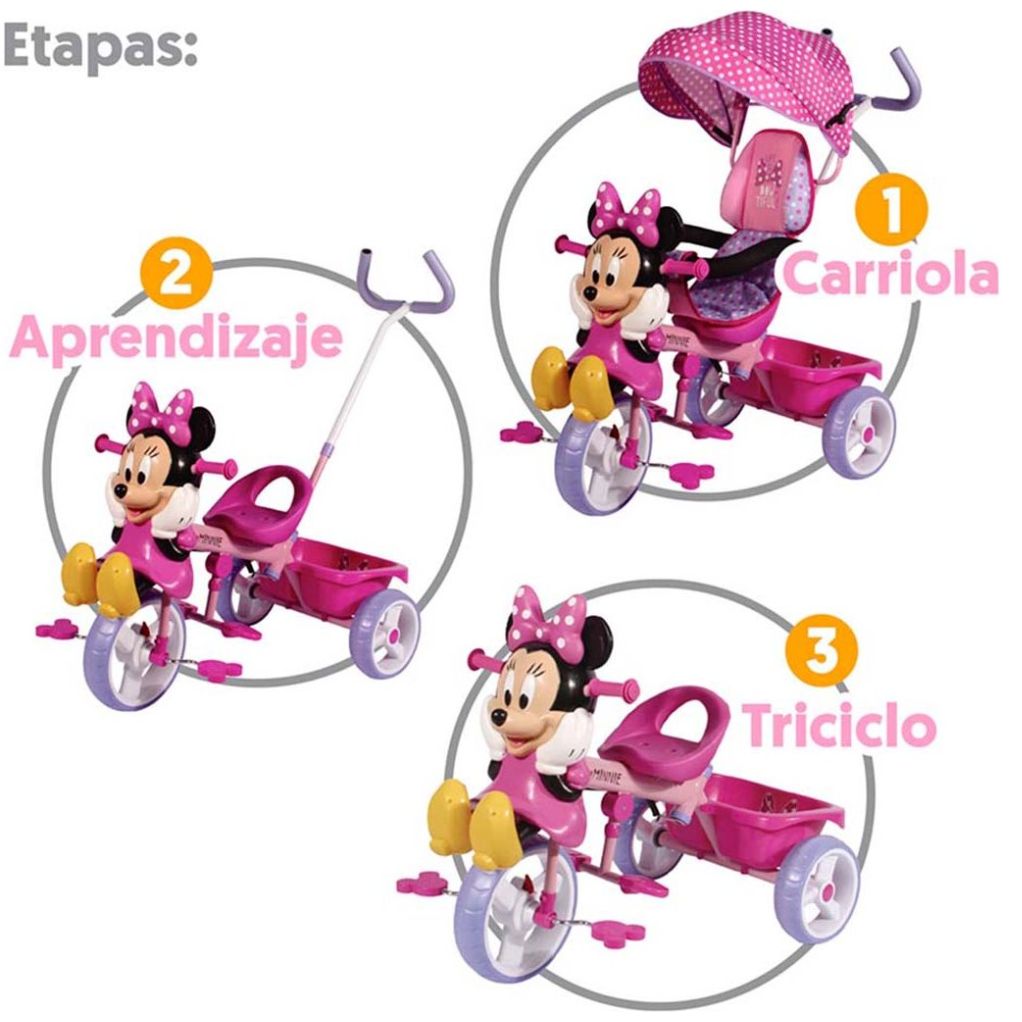 Triciclo Minnie Mouse Apache