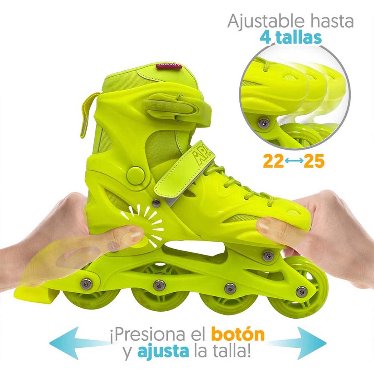 Patines en Línea Pro Modelo e Verde Flying Wheel
