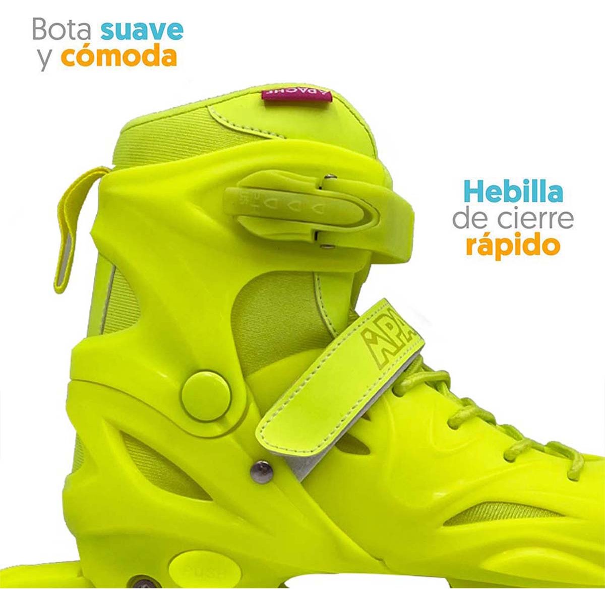 Patines en Línea Pro Modelo e Verde Flying Wheel