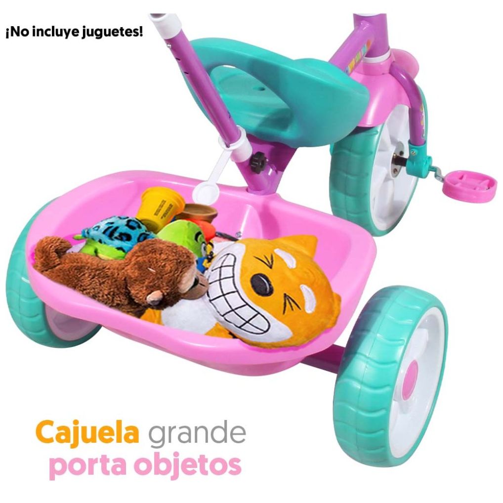 Triciclo Gabby's Dollhouse Deluxe Pushbar Apache