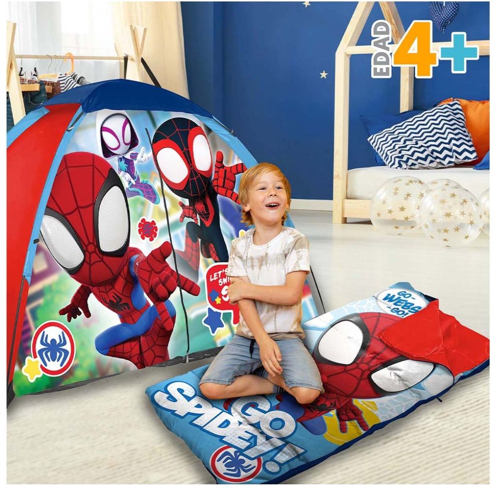 Tienda de Campaña con Accesorios Spiderman 3 Pz Set Apache