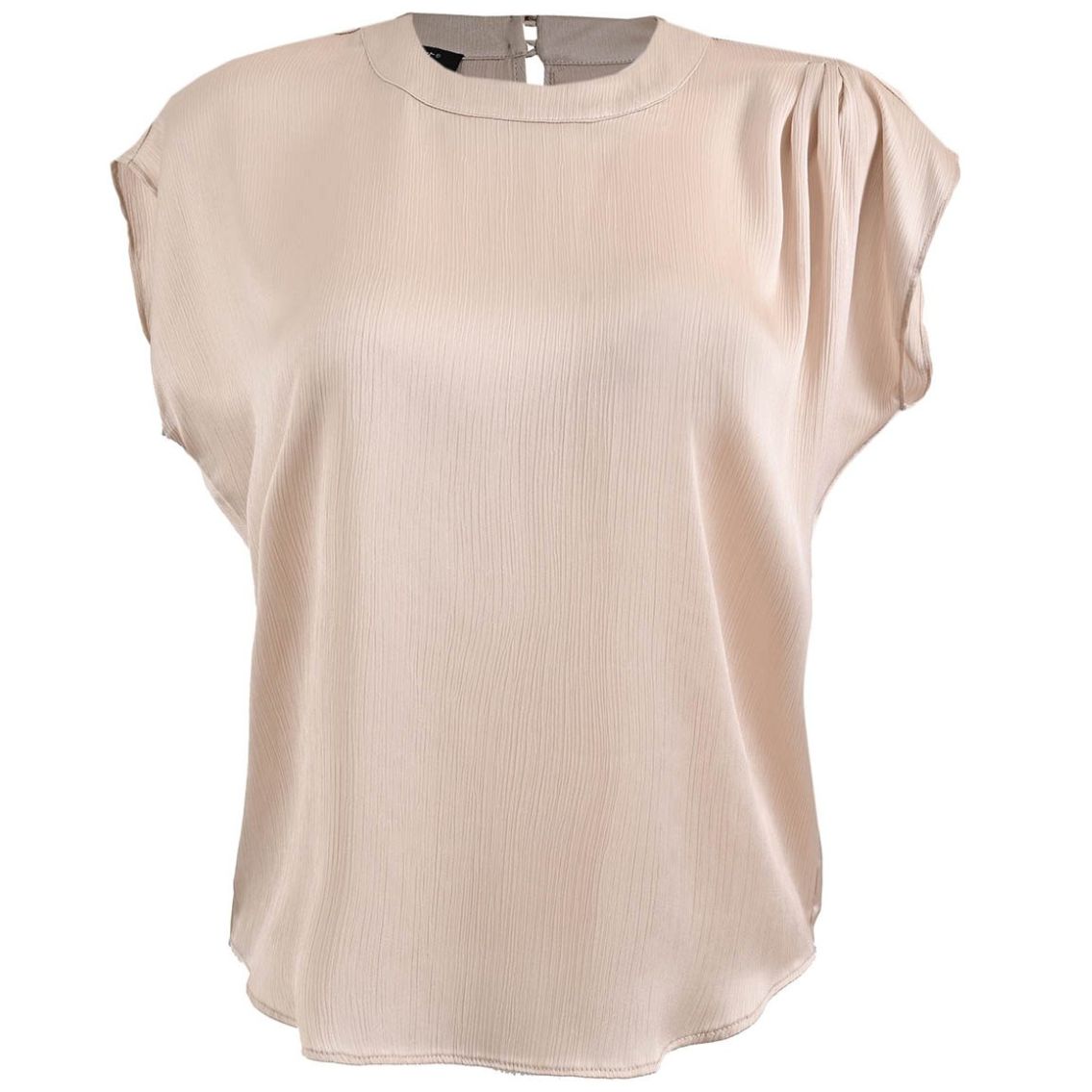 Blusa Lisa FYLTR Mujer - Corte Regular, Escote En V, Mangas Elegantes, Tejido Ligero, Ideal Para Verano Y Looks Casuales