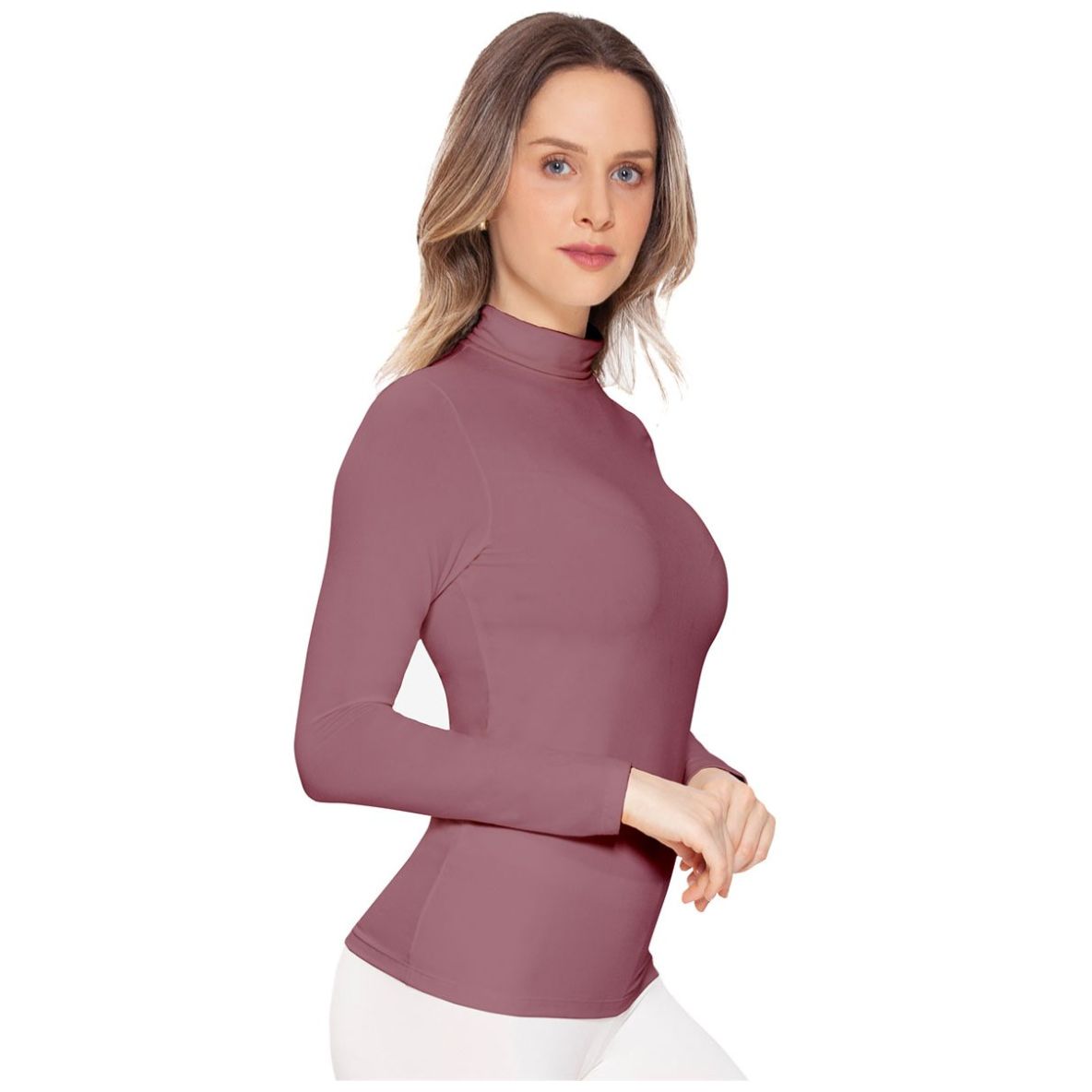 Playera Térmica con Manga Larga para Mujer Body Control