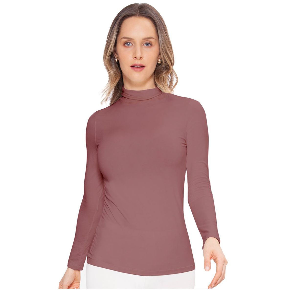 Playera Térmica con Manga Larga para Mujer Body Control