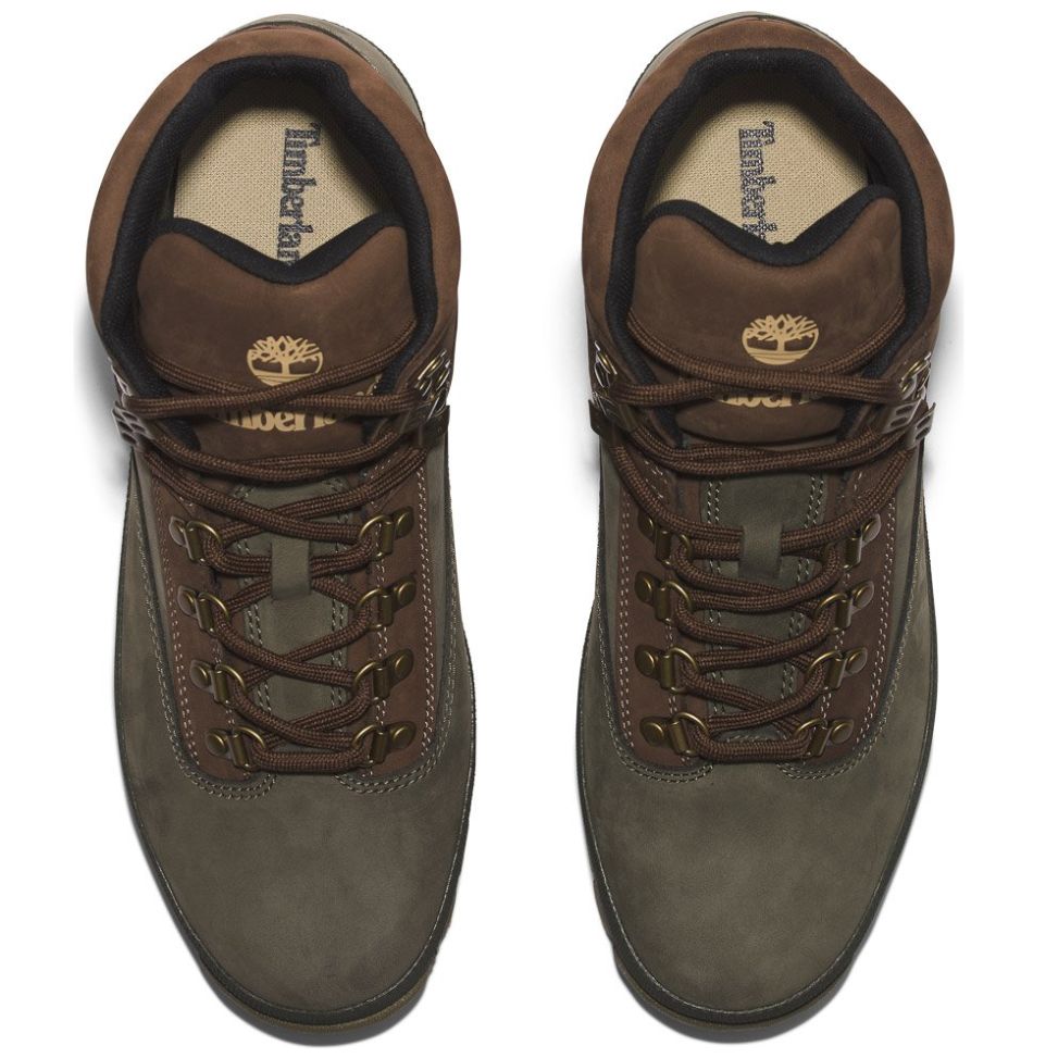 Bota Timberland en Piel Euro Hiker Verde