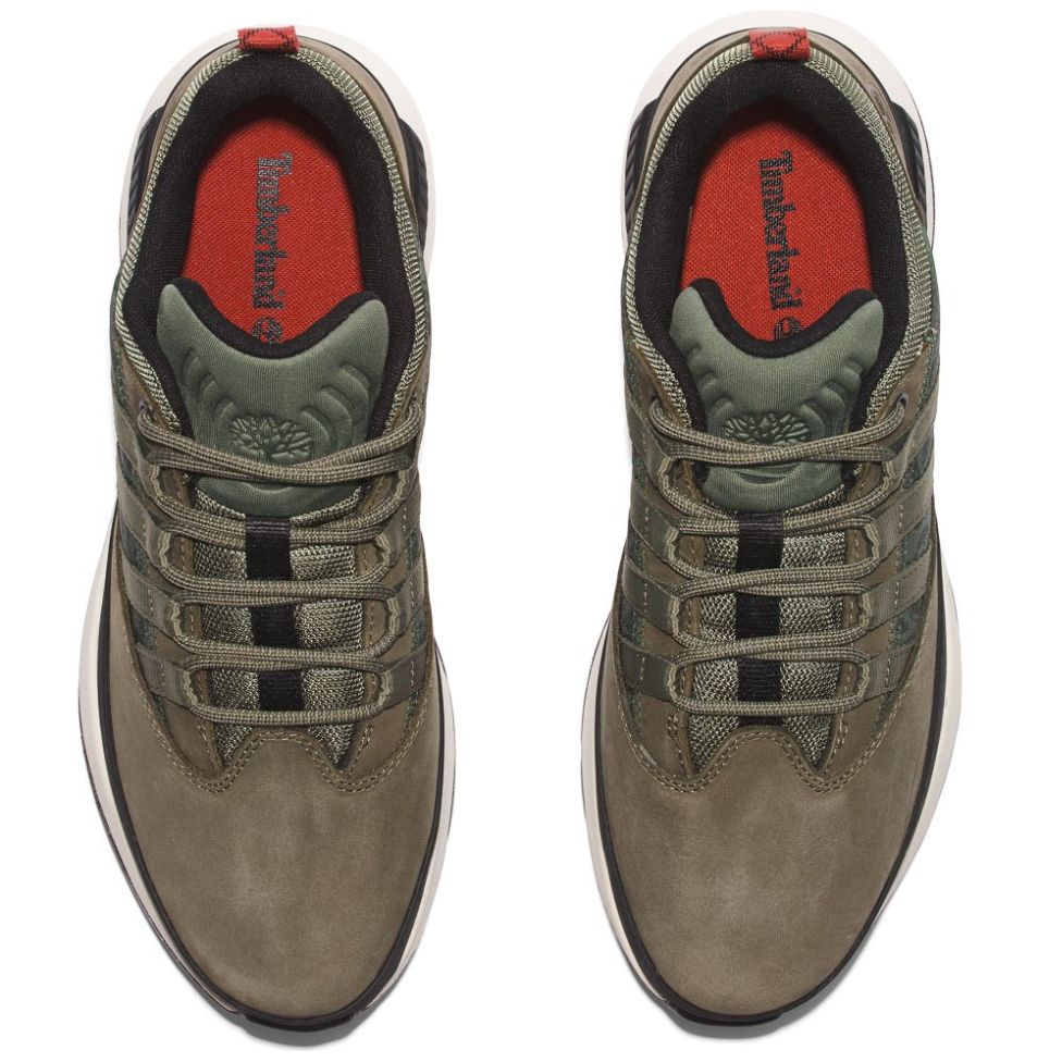 Tenis Timberland en Piel Euro Trekker Verde