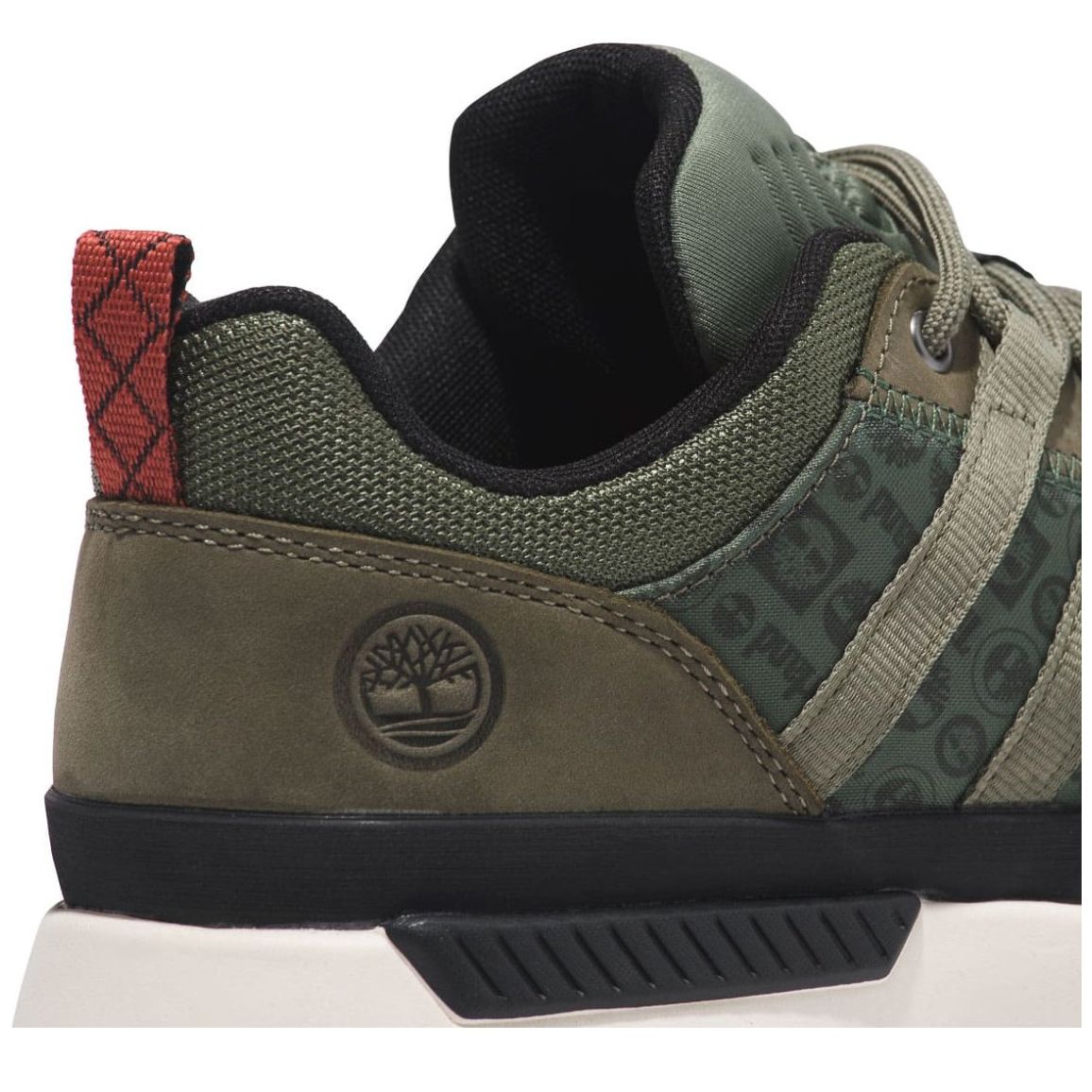 Tenis Timberland en Piel Euro Trekker Verde