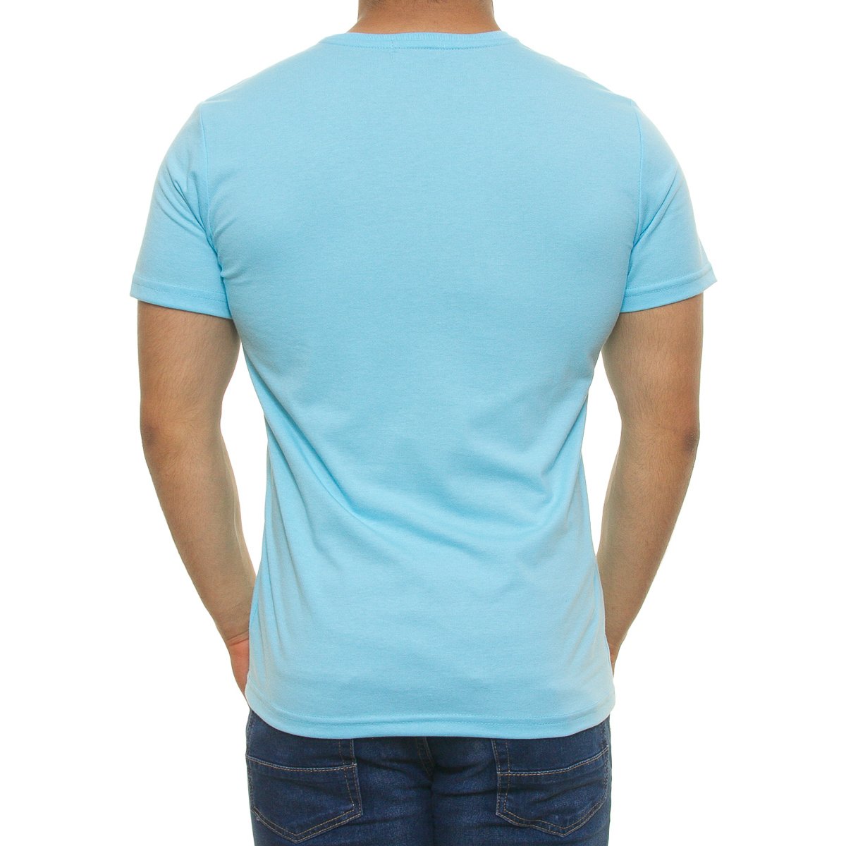 Playera Cuello V Manga Corta para Hombre Polo Club