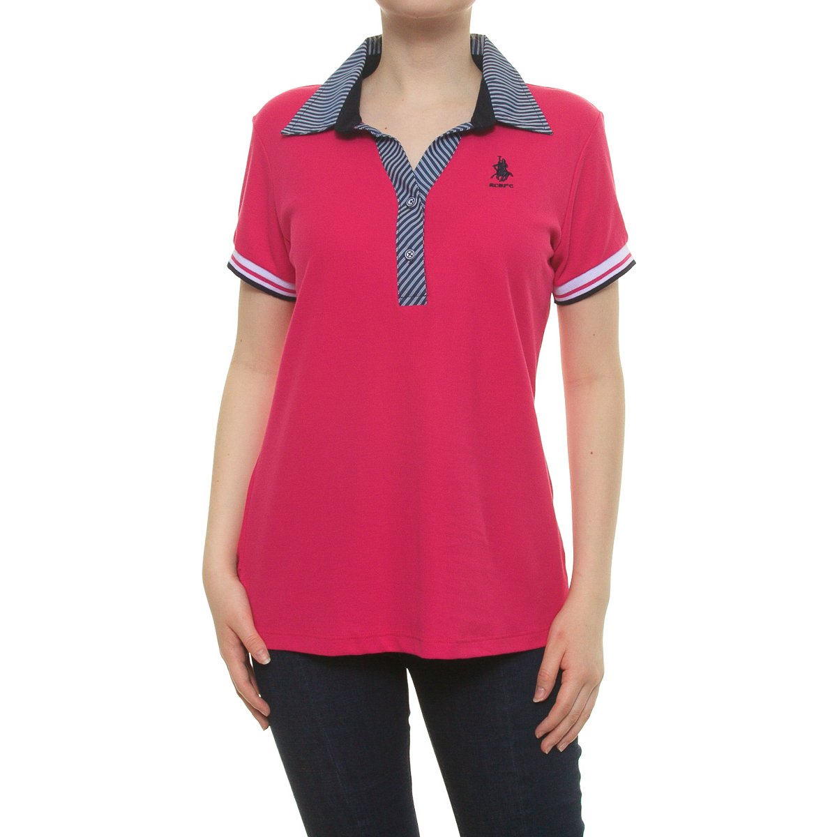 Polo Club Camiseta de mujer de manga corta con logo: a la venta a 14.99€ en