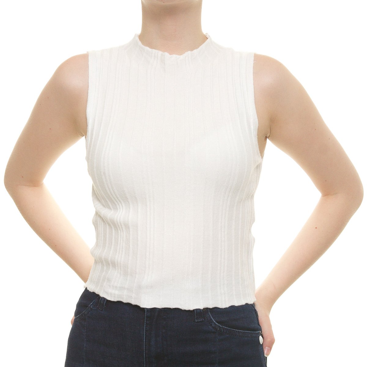 Blusa Cuello Redondo Sin Mangas para Dama Good & Cool