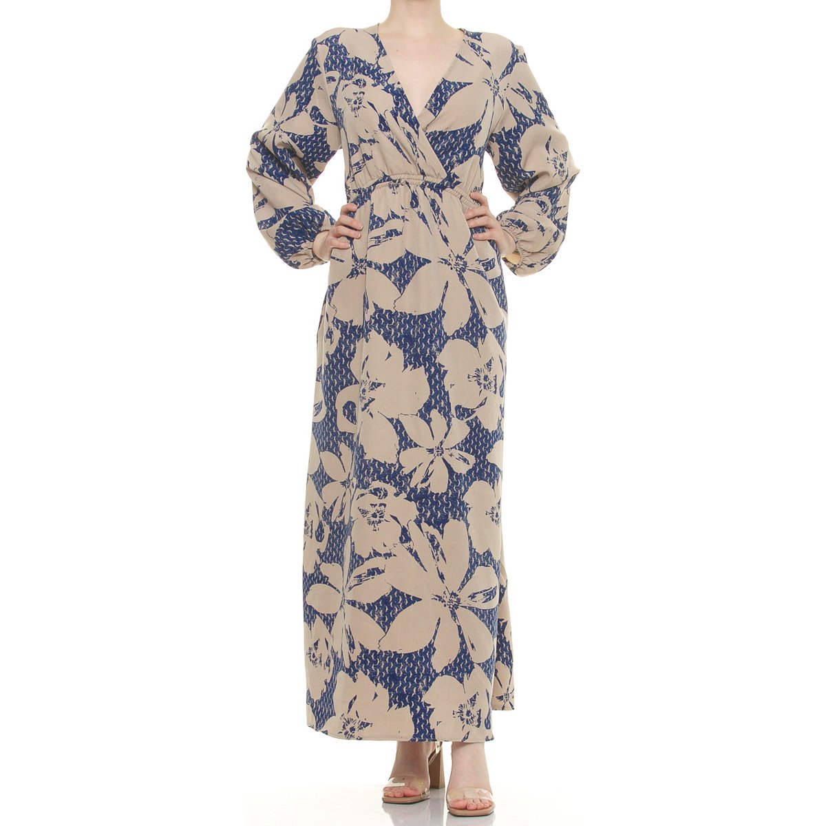 Vestido Envolvente Maxi para Dama Leonart