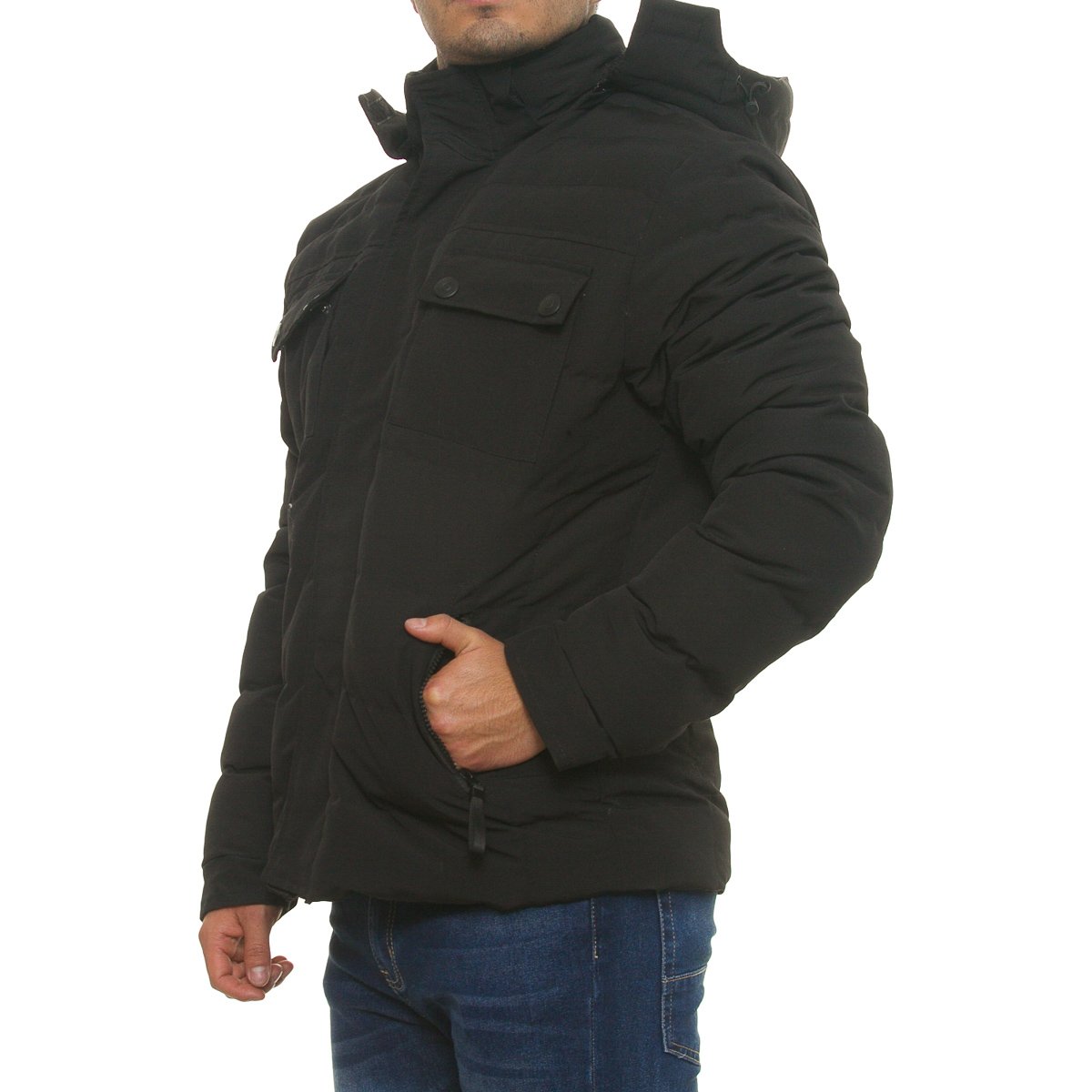 Chamarra con Gorro para Hombre Tim Men