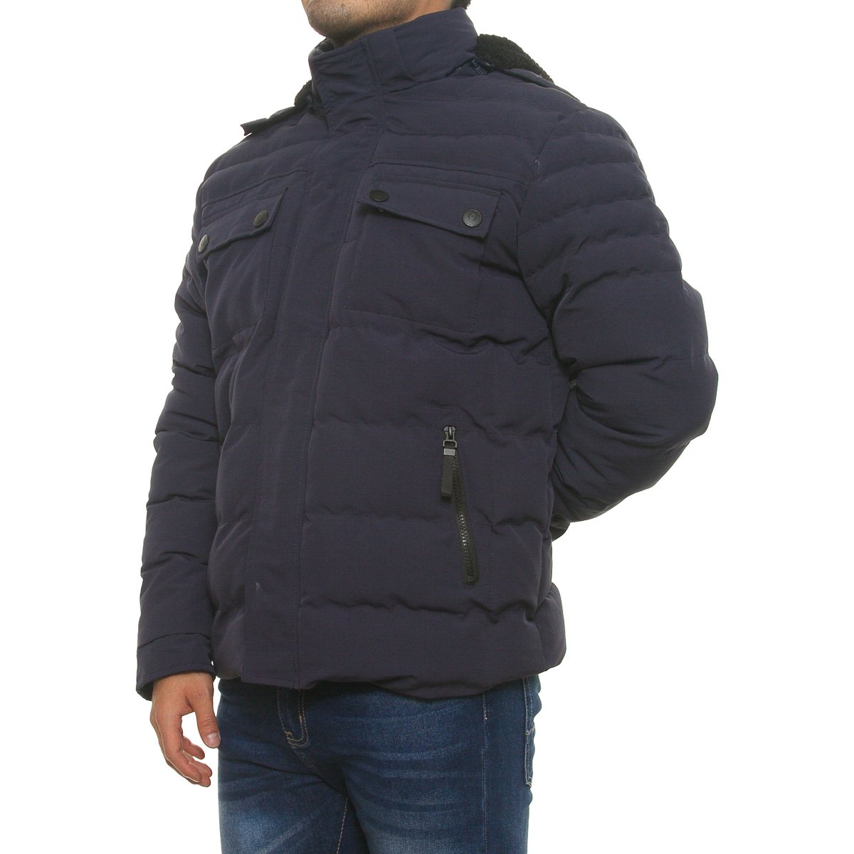 Chamarra con Gorro para Hombre Tim Men
