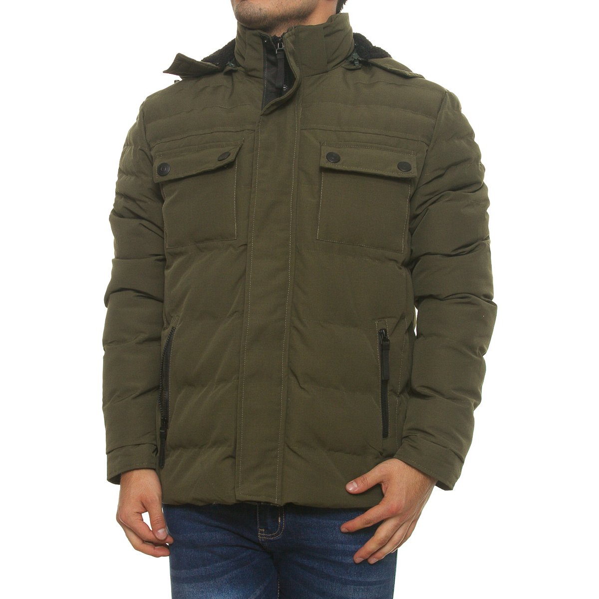 Chamarra con Gorro para Hombre Tim Men