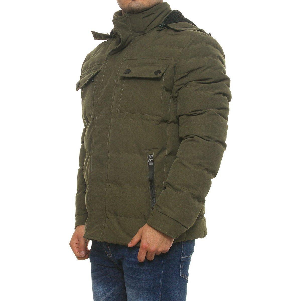 Chamarra con Gorro para Hombre Tim Men