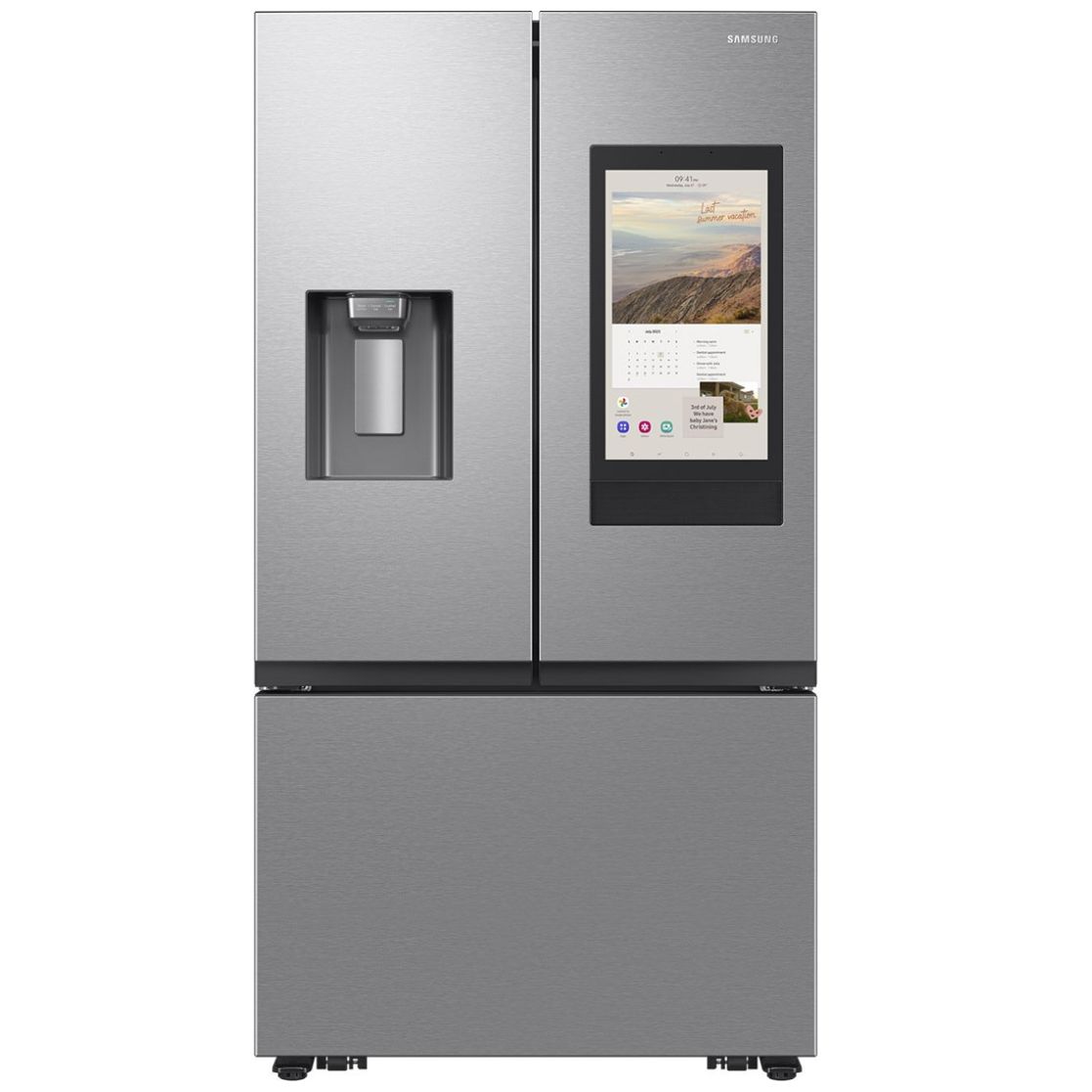 Refrigerador Samsung Family Hub Rf32Cg5911Srem con Despachador 30.5 Ft Acero