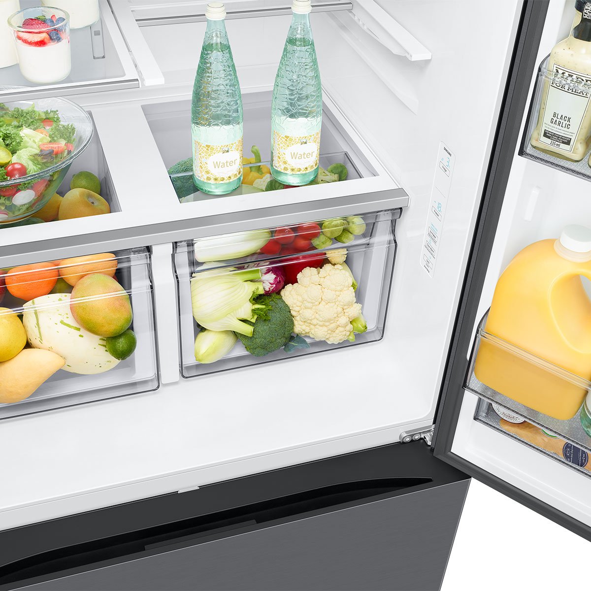 Refrigerador Samsung  Rf32Cg5N10S9Em Fdr 31.5 Ft Silver