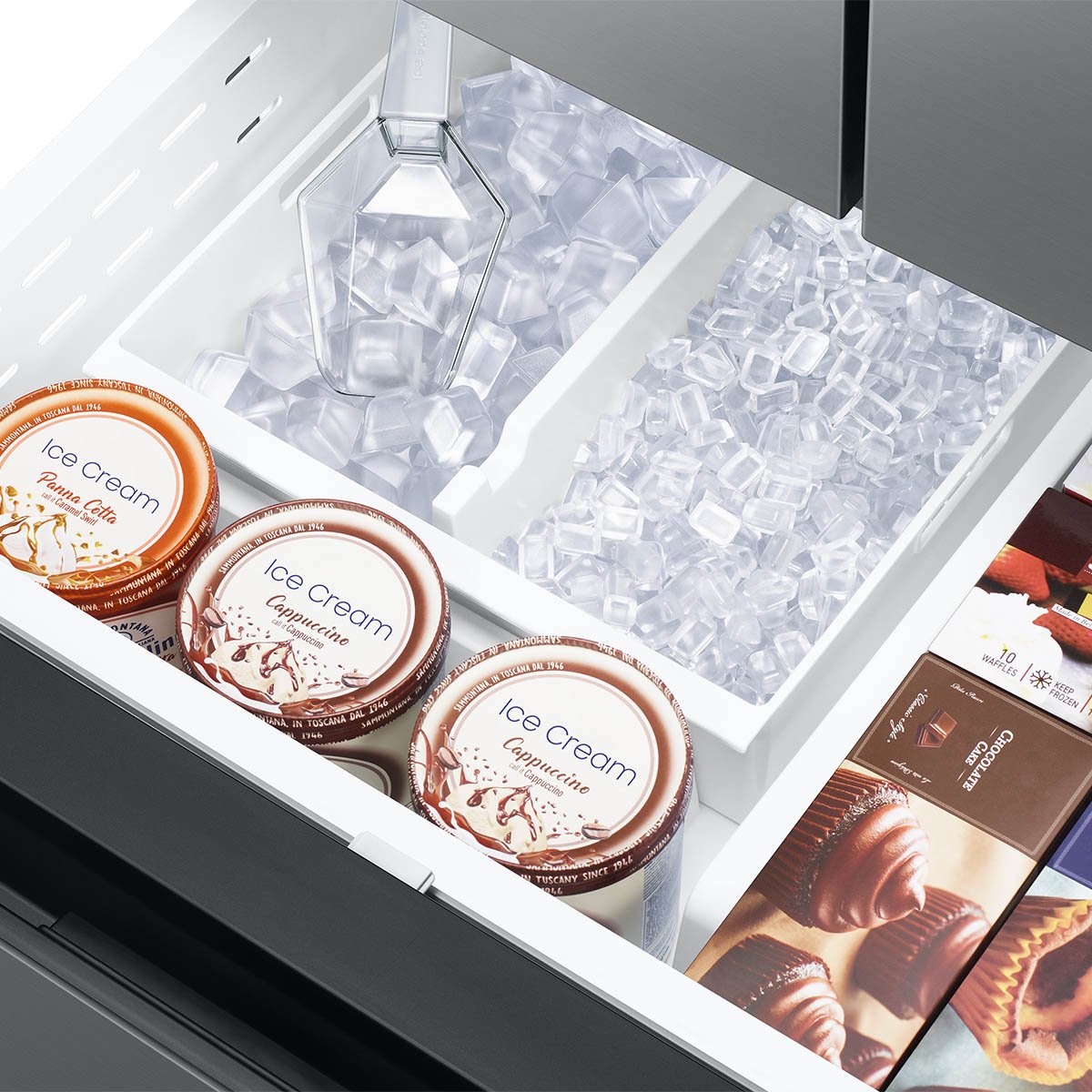 Refrigerador Samsung  Rf32Cg5N10S9Em Fdr 31.5 Ft Silver