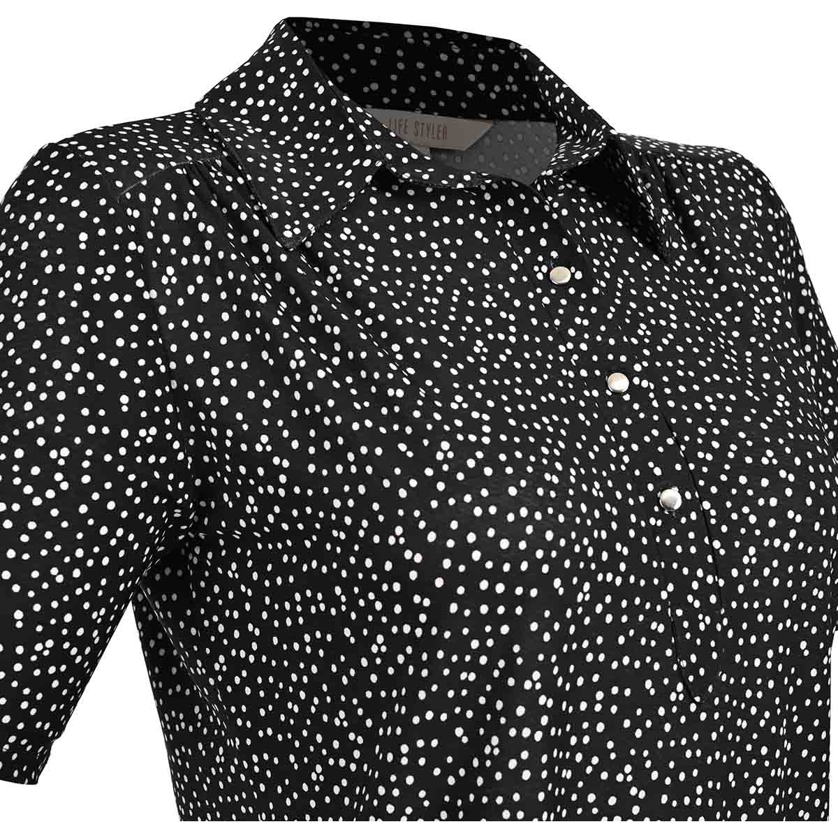 Blusa Cuello Camisero Life Styler para Mujer