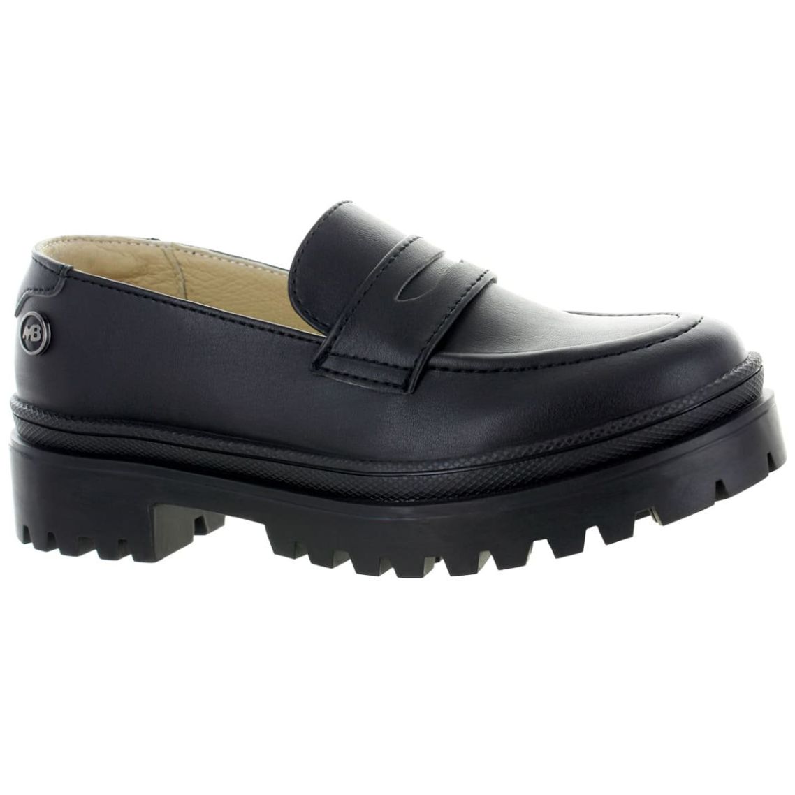 Mocasín Miniburbujas con Herraje 18-23 Negro