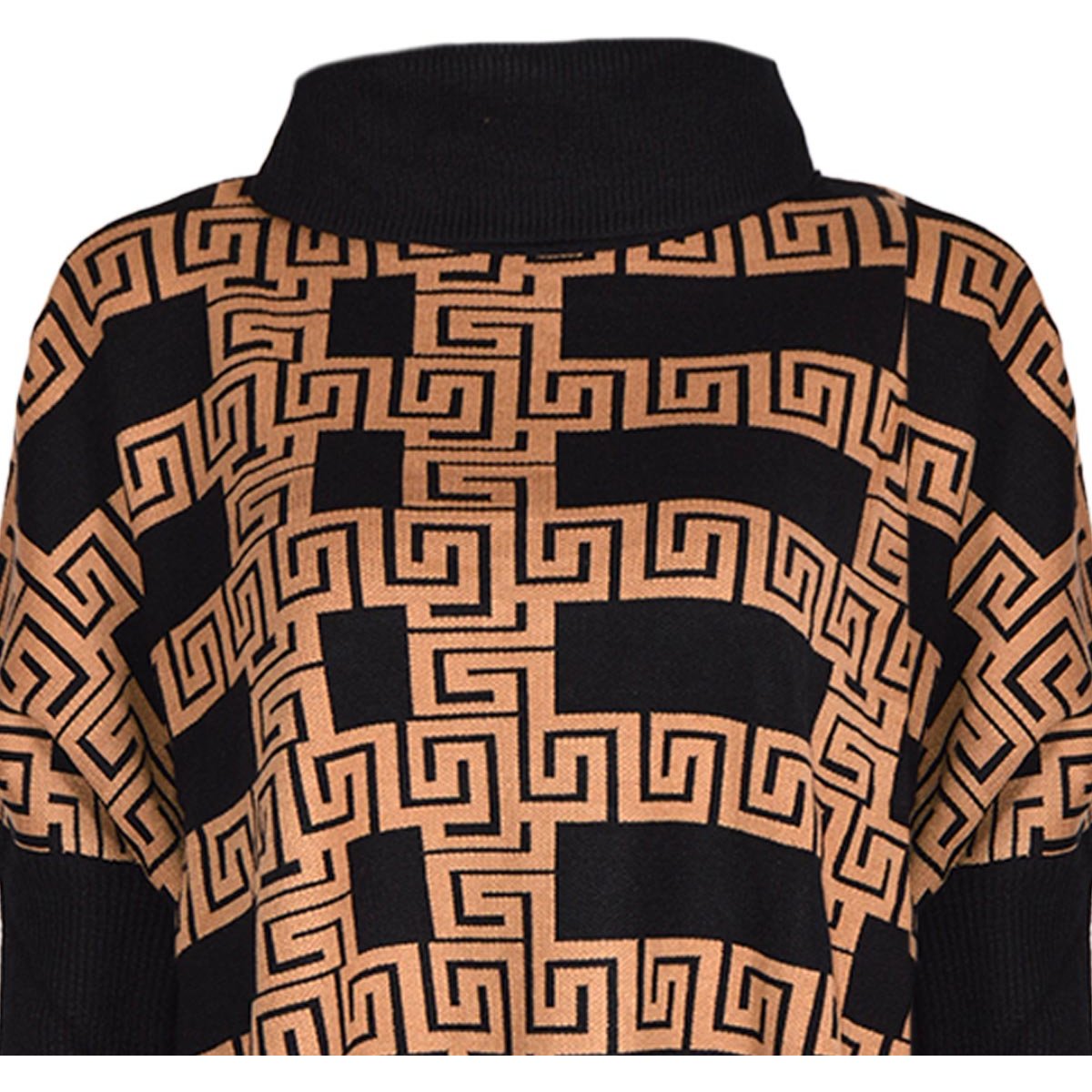 Suéter con Cuello Alto, Estampado y Manga Ranglán para Mujer Philosophy Woman