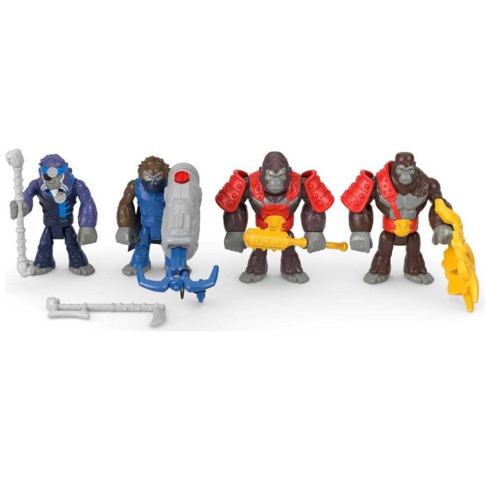 Imaginext Mundo Aventura Figura Paquete Gorilas Y Monos Mattel
