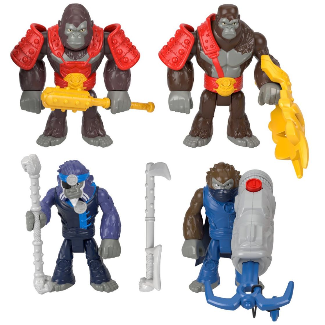 Imaginext Mundo Aventura Figura Paquete Gorilas Y Monos Mattel