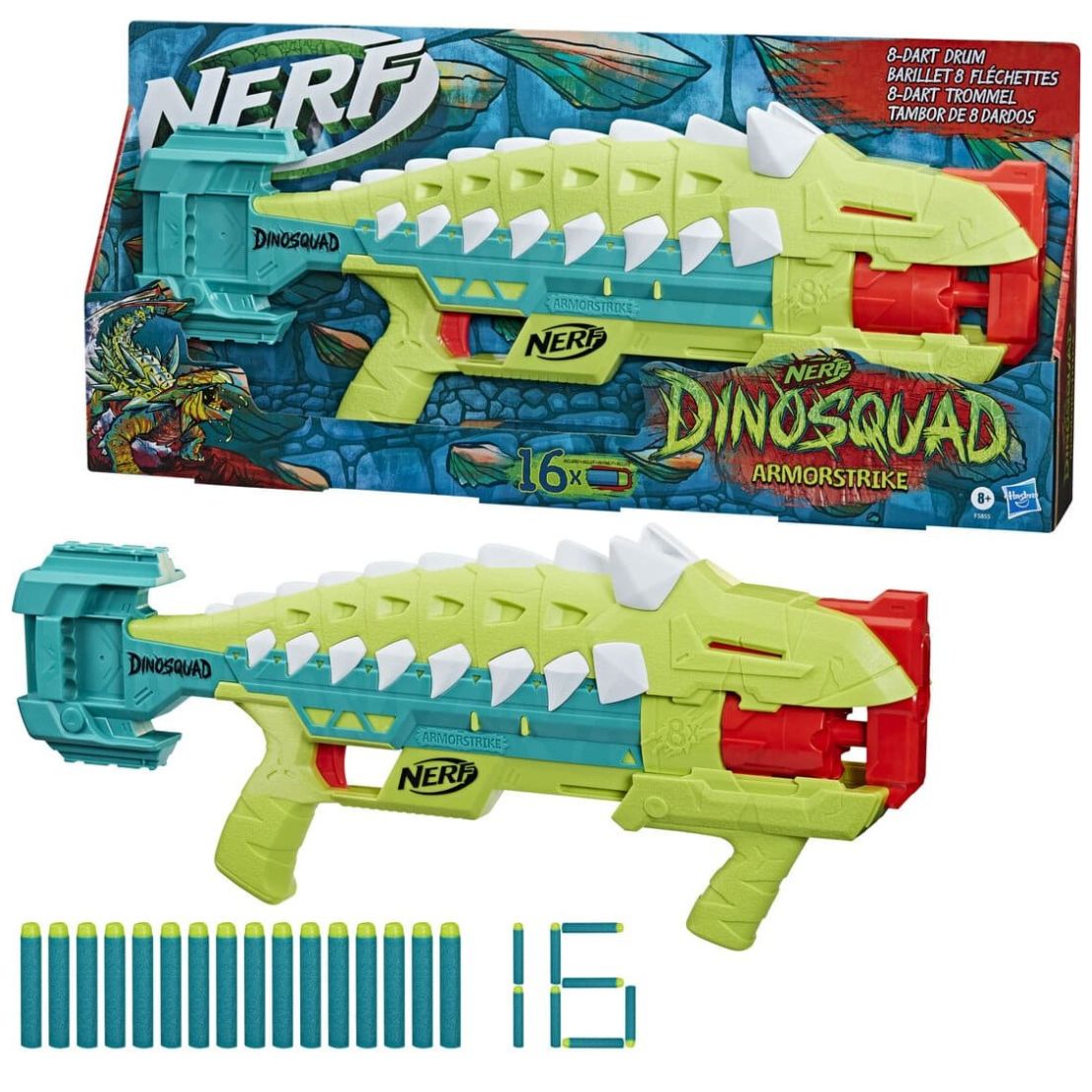 Lanzador Nerf Ankylo-Thrash Hasbro