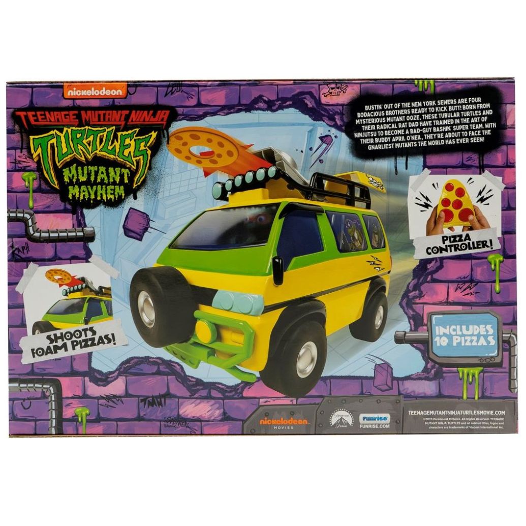 Camioneta Pizza Blaste Control Remoto Tortugas Ninja