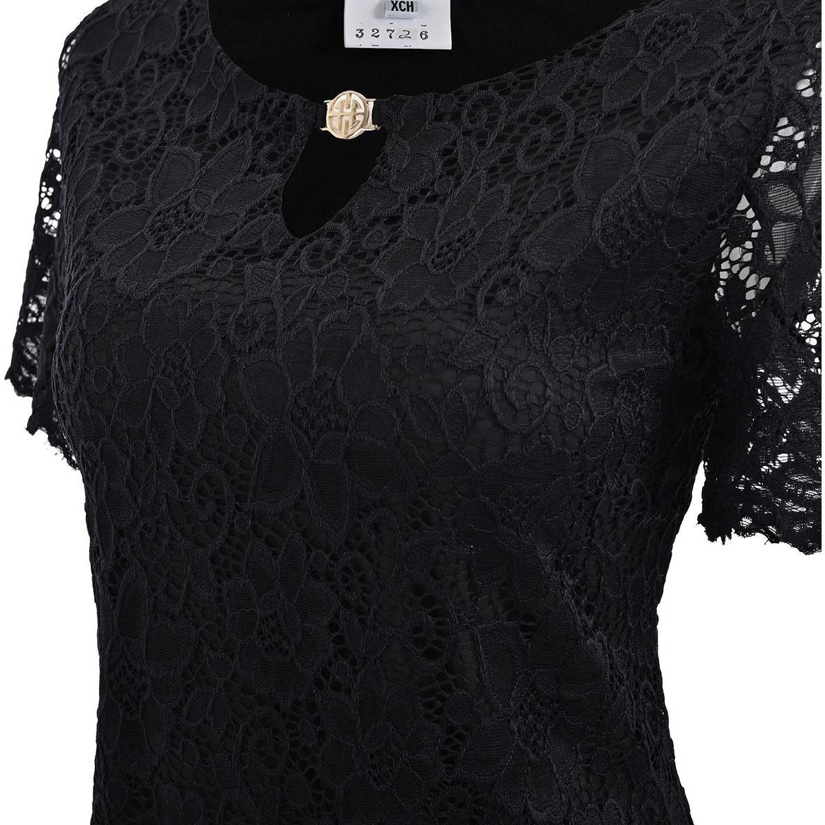 Blusa Encaje Manga Corta  Delirium