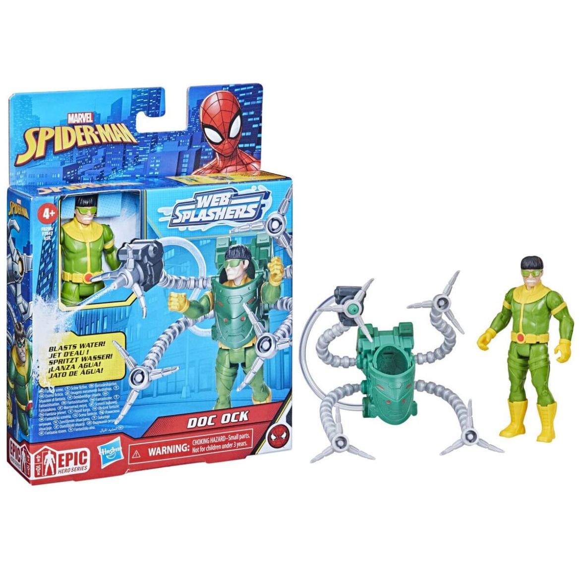 Figura Spidey Dlx Water Webs Doc Ock Hasbro