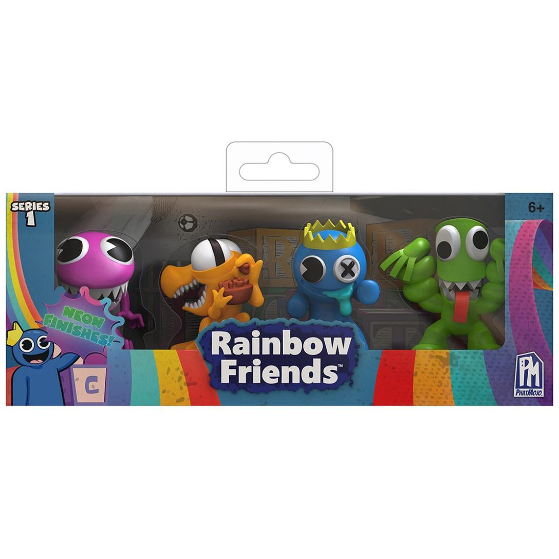 Rainbow Friends - 4Pz de Figuras Coleccionables Ruz