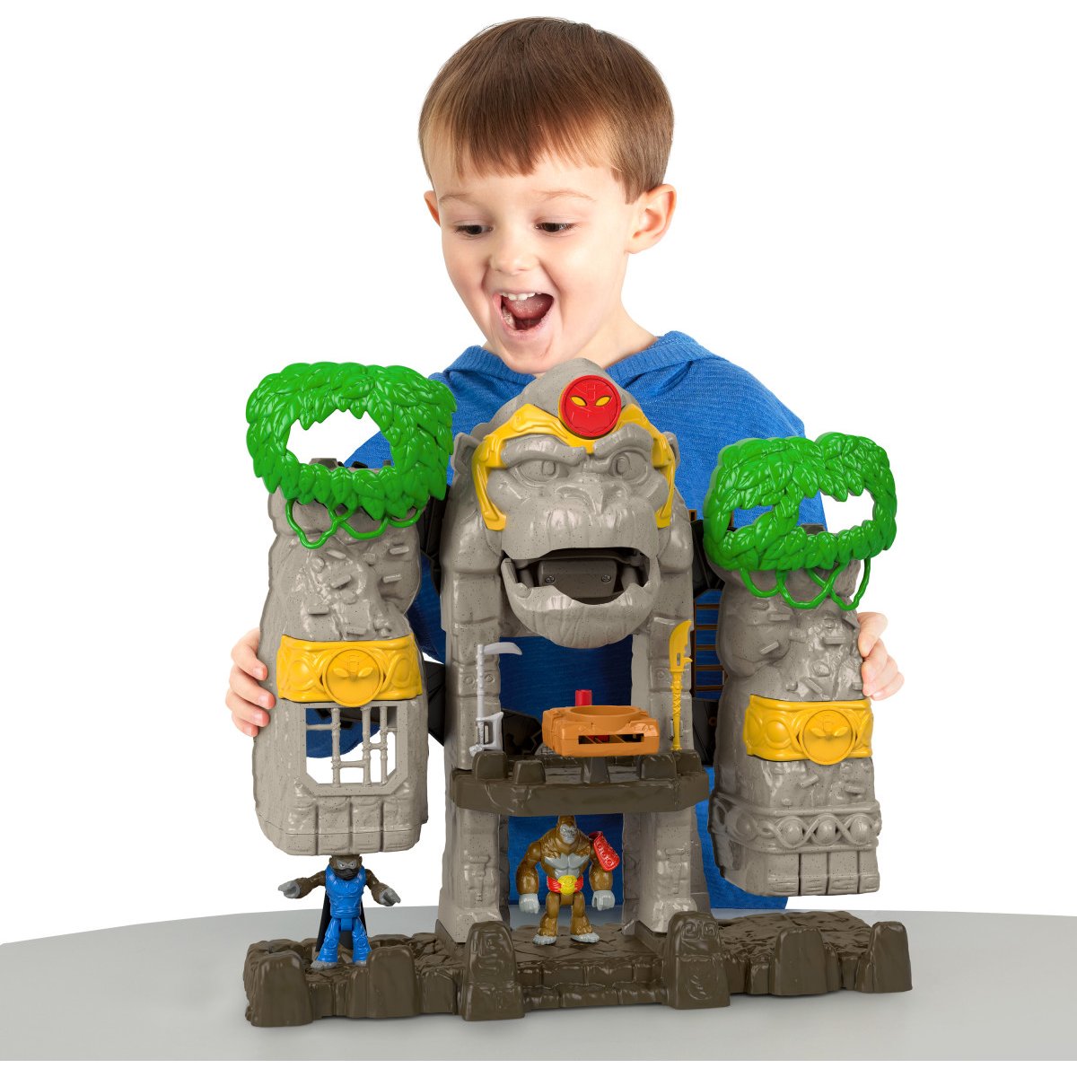 Imaginext Mundo Aventura Set de Juego Fortaleza Gorila  Mattel