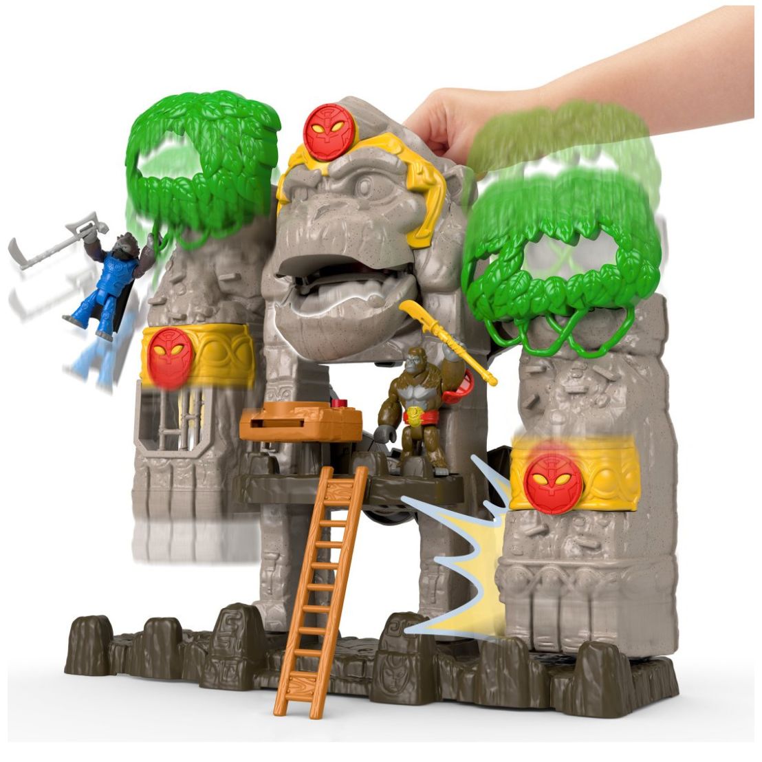 Imaginext Mundo Aventura Set de Juego Fortaleza Gorila  Mattel