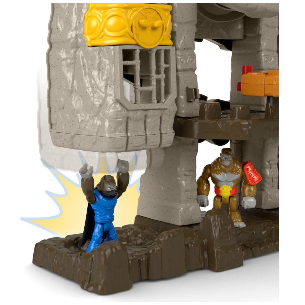 Imaginext Mundo Aventura Set de Juego Fortaleza Gorila  Mattel