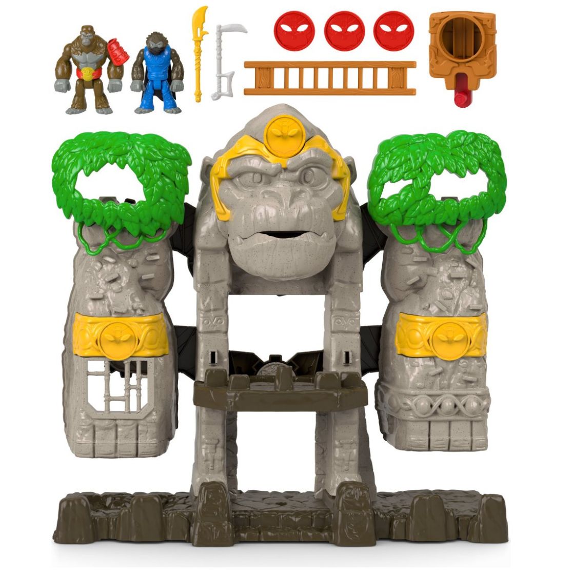 Imaginext Mundo Aventura Set de Juego Fortaleza Gorila  Mattel