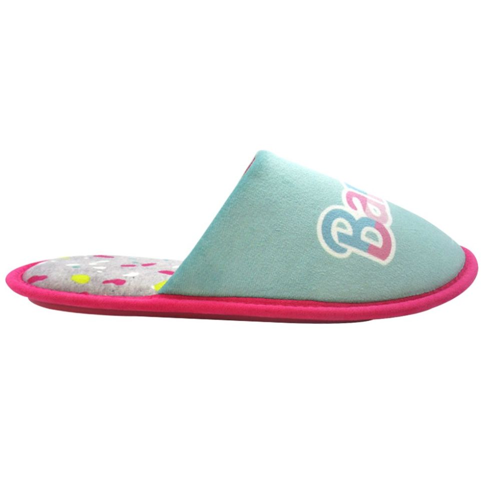 Pantufla con Estampado Barbie