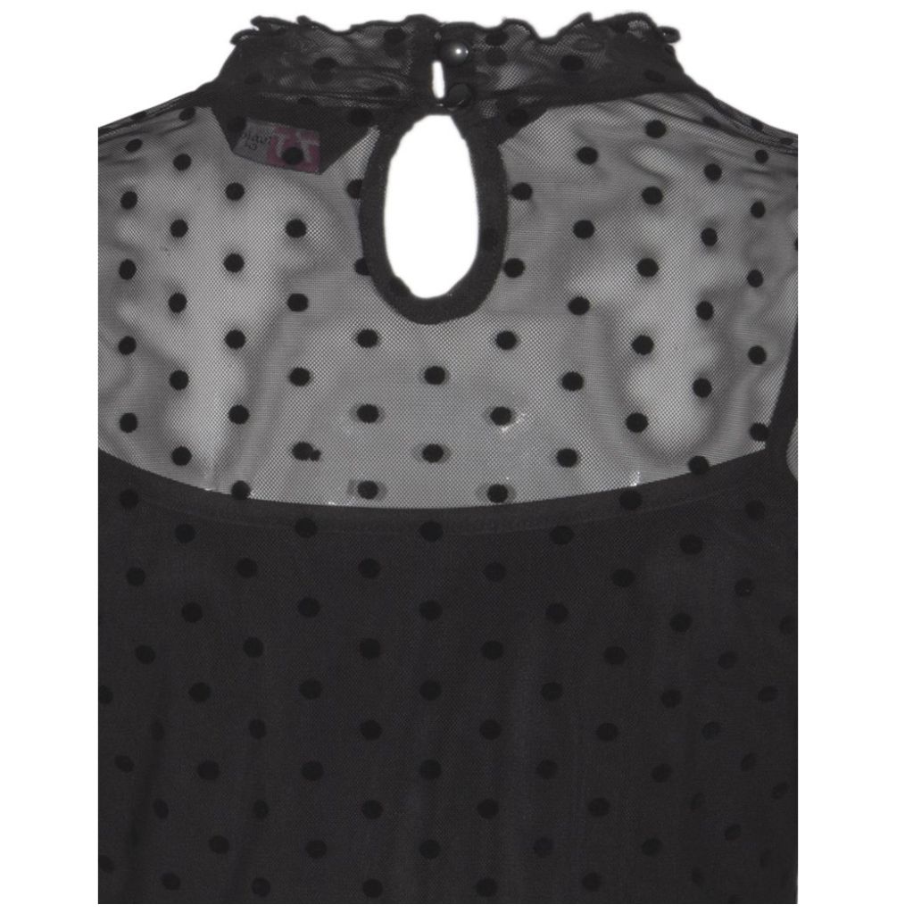 Blusa Mesh de Manga Larga 7Junior